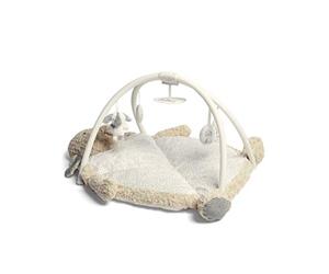 Mamas & Papas Baby Interactive Playmat y Gimnasio, tela suave de felpa, Ellery Elephant