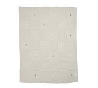 Mamas & Papas Manta pequeña de punto para guardería, color gris, 70 x 90 cm