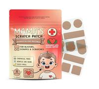 MAMA'S Parche para arañazos, parches curativos hipoalergénicos para rasguños, ampollas y cortes menores, fácil de despegar, curación rápida, suave para la piel sensible, alivio apto para niños