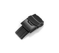 MAMA'S PEARL 16mm 18mm 20mm 22mm 316L Solid Stainless Steel Watch Clasp Folding Buckle With Safety Men Women Metal Watch Buckle Accesorios para relojes(Black,18mm)