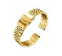 MAMA'S PEARL 18 20 22 24 26 Mm Reemplazo De Acero Inoxidable Reloj De Pulsera Correa Pulsera Ajuste For El Papel Ajuste For Omega Ajuste For IWC Ajuste For Tudor Ajuste For Seiko Ajuste For Breitlin(G