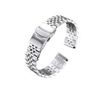 MAMA'S PEARL 18 20 22 24 26 Mm Reemplazo De Acero Inoxidable Reloj De Pulsera Correa Pulsera Ajuste For El Papel Ajuste For Omega Ajuste For IWC Ajuste For Tudor Ajuste For Seiko Ajuste For Breitlin(S