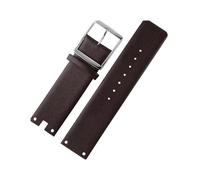 MAMA'S PEARL Bandas De Reloj Aptas For CK K94231 K9423101 Cuero Durable Ajuste Suave For Calvin Klein Correa De Reloj Pulsera For Hombres 22 Mm(Brown-silver)