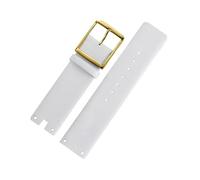 MAMA'S PEARL Bandas De Reloj Aptas For CK K94231 K9423101 Cuero Durable Ajuste Suave For Calvin Klein Correa De Reloj Pulsera For Hombres 22 Mm(White-gold)