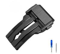 MAMA'S PEARL Cierre De Acero Inoxidable Sólido De 22 Mm Con Herramientas, Color Plateado Y Negro, Apto For Hublot, Apto For Reloj Fit For Big Bang, Hebilla De Correa De Cuero De Silicona For Hombre Ac