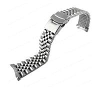 MAMA'S PEARL Correa De Metal De Acero De Buceo De 22 Mm Apta For Reloj For Casio MDV-106 MDV-107 Pulsera Deportiva For Hombre Correa De Reloj De Acero Inoxidable Pulsera De Repuesto(C Style-Silver)