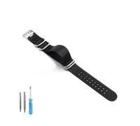 MAMA'S PEARL Correa De Nailon For Reloj, Correa De Reloj Deportiva Resistente Al Agua De 22mm Y 23mm For Relojes Fit For Luminox, Pulsera Negra De Moda For Hombre(L01-S,22mm)