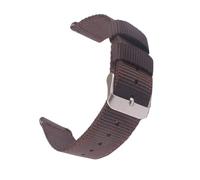 MAMA'S PEARL Correa De Nailon For Reloj Fit For Samsung Fit For Galaxy Watch 5 Pro, 18mm, 20mm, 22mm, 42mm, 46mm Active1 Active2 Gear S3 Frontier Sports(Brown,22mm)