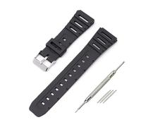 MAMA'S PEARL Correa De Reloj Compatible Con Correas Fit For Casio, Accesorio For Relojes CA-53W, CA-61W, FT-100W, W-520U Y W-720G, Correa De Reloj De TPU Suave De 20 Mm, Correa De Muñeca FT100W.(18mm)