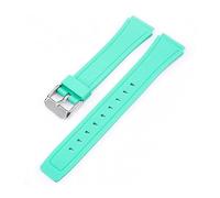 MAMA'S PEARL Correa de reloj compatible con For Casio G-SHOCK F-91W/F84/F105/108 A-158/168 AE-1200/1300 18mm accesorios coloridos de pulsera de silicona(Green)