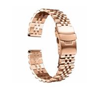 MAMA'S PEARL Correa De Reloj De Acero Inoxidable Apta For Diesel Friday, Correa De Reloj De 24mm, 26mm, 28mm Y 30mm, Correa De Acero De Moda De Metal Sólido De 18/19/20/21/22mm(Rose gold,30mm)