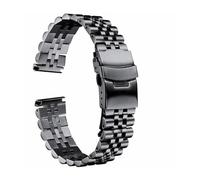 MAMA'S PEARL Correa De Reloj De Acero Inoxidable Apta For Diesel Friday, Correa De Reloj De 24mm, 26mm, 28mm Y 30mm, Correa De Acero De Moda De Metal Sólido De 18/19/20/21/22mm(Black,21mm)