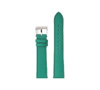 MAMA'S PEARL Correa de reloj de cuero 18mm 20mm 22mm correa de reloj apta for Blancpain X s-watch accesorios de correa de pulsera de liberación rápida(Green green line 1,22mm)