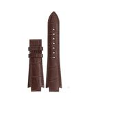 MAMA'S PEARL Correa De Reloj De Cuero De 24 X 14 Mm For 1853 Fit For Tissot T60 Correa For Cinturón Serie L875/975K Pulsera Extremo Convexo Accesorios For Correa De Reloj(Brown no buckle)