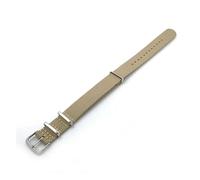 MAMA'S PEARL Correa de reloj de nailon de tela, correas con hebilla de acero, Correa deportiva de nailon tejido, 14mm, 16mm, 18mm, 20mm, 22mm, Correa deportiva Universal(Khaki,16mm)