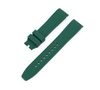 MAMA'S PEARL Correa De Reloj De Silicona For Swatch Correa De Repuesto Apta For Seiko For Water Ghost Arc End Pulsera Apta For Rolex Pulsera Universal Apta For Citizen(Green strap,22mm)