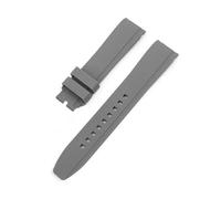 MAMA'S PEARL Correa De Reloj De Silicona For Swatch Correa De Repuesto Apta For Seiko For Water Ghost Arc End Pulsera Apta For Rolex Pulsera Universal Apta For Citizen(Grey strap,20mm)