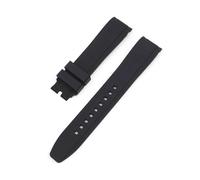 MAMA'S PEARL Correa De Reloj De Silicona For Swatch Correa De Repuesto Apta For Seiko For Water Ghost Arc End Pulsera Apta For Rolex Pulsera Universal Apta For Citizen(Black strap,22mm)