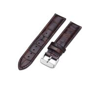 MAMA'S PEARL Correa De Reloj Marrón Con Cierre De Oro Rosa, Correa De Reloj De 14mm, 18mm, 20mm, Apta For DW, Apta For Daniel, Apta For Wellington(Silver-Brown A,12mm)