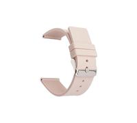 MAMA'S PEARL Correa de silicona de 20mm, 22mm y 24mm apta for Omega, banda de goma suave, Color caramelo, pulsera de repuesto for hombres y mujeres, accesorios de reloj de 12/14/16/18mm(Light pink,SIL
