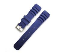 MAMA'S PEARL Correa Deportiva De Silicona Apta For Seiko, Correa De Reloj De Buceo Resistente Al Agua, Pulsera De Repuesto De Goma PU For Hombre, Accesorios De Reloj De 20mm Y 22mm(Blue,22mm)