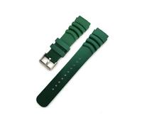 MAMA'S PEARL Correa Deportiva De Silicona Apta For Seiko, Correa De Reloj De Buceo Resistente Al Agua, Pulsera De Repuesto De Goma PU For Hombre, Accesorios De Reloj De 20mm Y 22mm(Green,20mm)