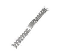 MAMA'S PEARL Correa Oyster De Acero Inoxidable De 19 Mm Y 20 Mm Apta For Seiko Sxns80 Snxs79 Apta For Seiko 5 Snxs79k Snxs77k Snxs73 Apta For Correa De Reloj For Casio Correa De Pulsera(Brushed,19mm)