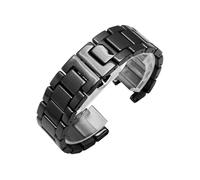 MAMA'S PEARL Fit For Correa De Cerámica Cóncava Blanca Y Negra 20 * 11 18 * 10 16 * 9 Mm Pulsera De Banda De Reloj Apta For Gucci Fit For GC Fit For G-uess Fit For Accesorios De Reloj Fit For Pasha(Bl