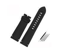 MAMA'S PEARL Fit For Mido Fit For Navigator M026.629 Correa De Reloj De Cuero De Nylon Fit For Ocean Star M042 M042.430 Pulsera De Reloj Citizen For Hombres Negro Azul 22 Mm(Black-no clasp)