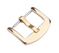 MAMA'S PEARL Hebilla de banda de reloj de acero inoxidable 16 18 20 22 24 mm Hombres al por mayor Mujeres Reloj Metal Silver Gold Black Reloj de la correa de la correa Accesorios para relojes(Gold pol