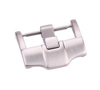 MAMA'S PEARL Hebilla de reloj de 18mm, 20mm, 22mm y 24mm, correas de reloj cepilladas plateadas de acero inoxidable, cierre de correa, accesorios for relojes Accesorios para relojes(18mm)