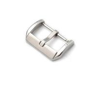 MAMA'S PEARL Hebilla de reloj de acero inoxidable 304L, repuesto de cierre de Metal for correa de reloj de cuero, 10mm, 12mm, 14mm, 16mm, 18mm, 20mm, 22mm, 24mm Accesorios para relojes(Silver-20mm)