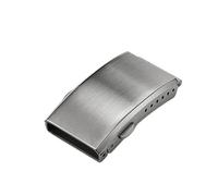 MAMA'S PEARL Hebilla de reloj Watchdives, 16mm, 18mm, 20mm, 22mm, cierre fresado de seguridad plegable plateado, cierre de correa de reloj de acero inoxidable de repuesto Accesorios para relojes(Silve