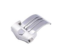MAMA'S PEARL Hebilla plegable de acero inoxidable 18 mm 20 mm Apto for TAG Apto for Heuer Apto for CARRERA Cierres plegables Cierre de correa de cuero de silicona Accesorios for relojes Accesorios par