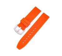 MAMA'S PEARL Pulsera Deportiva Inteligente Con Correa De Silicona For Samsung Fit For Galaxy Fit For Huawei For GT Quartz Business Watch 16 Mm 18 Mm 20 Mm 22 Mm 24 Mm 26 Mm(Orange01,18mm)