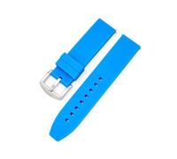 MAMA'S PEARL Pulsera Deportiva Inteligente Con Correa De Silicona For Samsung Fit For Galaxy Fit For Huawei For GT Quartz Business Watch 16 Mm 18 Mm 20 Mm 22 Mm 24 Mm 26 Mm(Blue01,16mm)