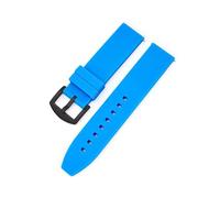 MAMA'S PEARL Pulsera Deportiva Inteligente Con Correa De Silicona For Samsung Fit For Galaxy Fit For Huawei For GT Quartz Business Watch 16 Mm 18 Mm 20 Mm 22 Mm 24 Mm 26 Mm(Blue02,20mm)