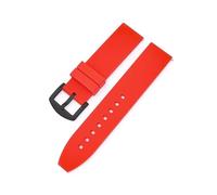 MAMA'S PEARL Pulsera Deportiva Inteligente Con Correa De Silicona For Samsung Fit For Galaxy Fit For Huawei For GT Quartz Business Watch 16 Mm 18 Mm 20 Mm 22 Mm 24 Mm 26 Mm(Red02,26mm)