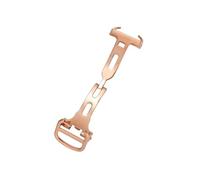 MAMA'S PEARL Reemplazo de hebilla de reloj de acero inoxidable, cierre plegable de reloj de 12/14/16/18/20mm, apto for reloj Fit For Cartier con globo azul, Color dorado y plateado Accesorios para rel