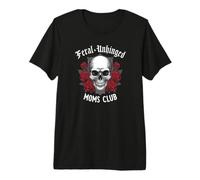 Mamás Salvajes y desquiciadas Club Skull Funny Mom Camiseta Premium
