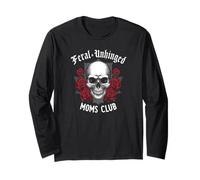 Mamás Salvajes y desquiciadas Club Skull Funny Mom Manga Larga