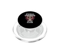 Mamás Salvajes y desquiciadas Club Skull Funny Mom PopSockets PopGrip para MagSafe