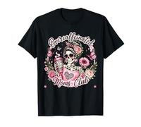 Mamás sobreestimuladas Club Café Esqueleto Día de la Madre Caos Camiseta