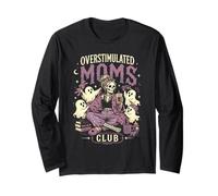 Mamás sobreestimuladas Club Spooky Season Ghost Kids Café Manga Larga