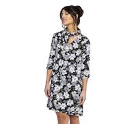 Mamatayoe Candilejas Vestido Fluido para Mujer Realizado en Jacquard, Estampado Floral