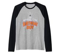 Mamaw of The Boy - Camiseta de Fiesta de Halloween con telaraña de cumpleaños Camiseta Manga Raglan