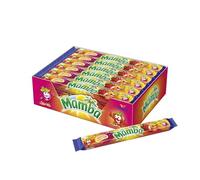 Mamba - Caramelos masticables Fruta - Pack 24 Barras x 24 uds - 4 Sabores