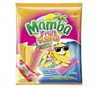 Mamba Fruit Surfer - 1 x 290 g - Deliciosas tiras de masticar con sabor a fruta - En cuatro variedades diferentes