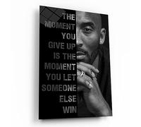 Mamba Mentality Kobes - Lienzo enmarcado con citas deportivas, arte de pared inspirador, carteles motivacionales de Kobe, decoración Bryant, sala de estar, obras de arte para hombres, gimnasio,
