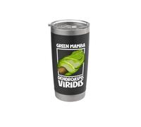 Mamba verde Vaso térmico de acero inoxidable de doble pared